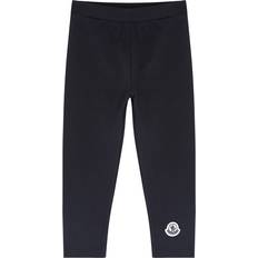 Moncler Trousers Moncler Kids Logo Stretch-cotton Leggings 3 months-3 Years Navy Months