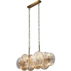 Searchlight Wagon Wheel 10 Pendant Lamp