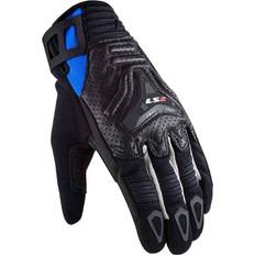 LS2 Motorcycle Gloves LS2 All Terrain Textile Gloves Black Blue