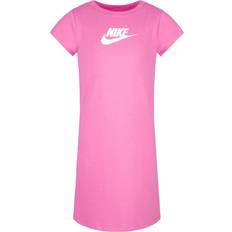 Dresses Nike Girls Pink Cotton T-Shirt Dress 4-5 year