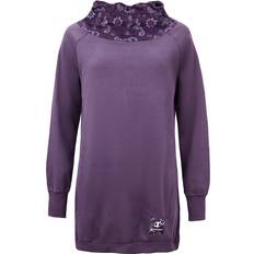 Champion Jumpers Champion Heritage Fit Womens Purple Long Dress Cotton