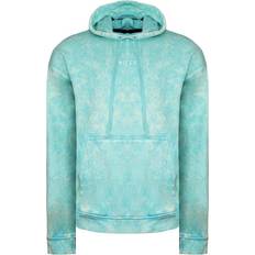 Nicce Cala Womens Aqua Blue Oversized Hoodie Cotton