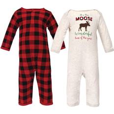 S Jumpsuits Hudson Baby Unisex Baby cotton coveralls Moose Wonderful Time, 18-24 Months