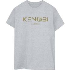 Klær Star Wars Obi-Wan Kenobi Logo Cotton Boyfriend T-Shirt Black