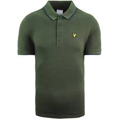 Golf - Green Clothing Lyle & Scott Golf Tipped Mens Green Polo Shirt