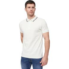 Samt Poloshirts Duck and Cover Herren, Shirt, Samtrase Poloshirt, Weiss