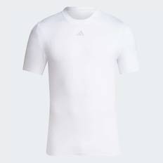 Adidas Short T-shirts adidas Tech-Fit Tee White