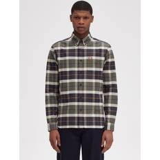 Fred Perry XXL Shirts Fred Perry Brushed Tartan Shirt, Green