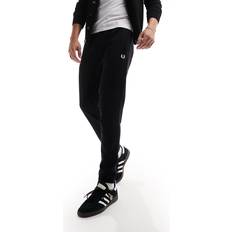 Fred Perry Byxor & Shorts Fred Perry – Svarta sweatpants loopback-material-Svart/a