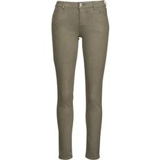 Morgan Pantalon Skinny Taille - Vert