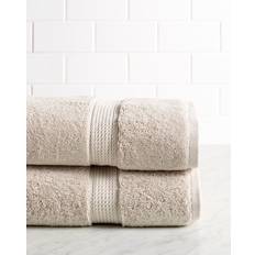Superior Highly Absorbent 2pc Egyptian Cotton Set Bath Towel Grey