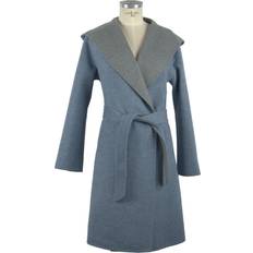 Made in Italy Blue Wool Vergine Jackets & Women's Coat