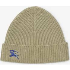 Burberry Chapeaux Burberry Ribbed Cashmere Beanie - Beige