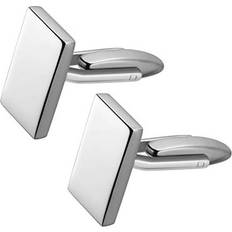 Tinksky Tinksky Silver Cufflinks Classic cufflinks Mens Shirt Cufflinks Rectangle Sleeves Buttons Cufflinks