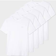 Paul Smith Pakke Med 5 Hvide T-shirts - Hvide