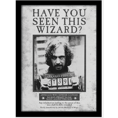 Black Framed Art Harry Potter Sirius Wanted Print Framed Art