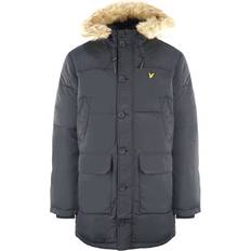 Lyle & Scott Heavyweight Longlife Puffer Black Jacket