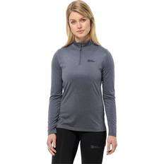 Jack Wolfskin Clothing Jack Wolfskin Women's Womens Sky Thermal Half Zip Baselayer Fleece