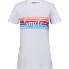 Fabric - Woman T-shirts Regatta Women's Womens/Ladies Filandra VII Smile T-Shirt White