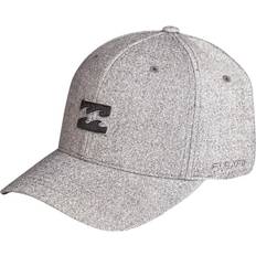 Silver Caps Quiksilver Billabong Mens panel Flexfit Cap ~ All Day Flexfit