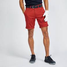 Golf - Rosso Shorts Inesis Pantaloncini Golf Uomo MW 500 Rossi