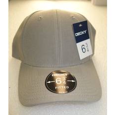 Decky 402 Fitted Baseball Caps-Grey-6 3/4