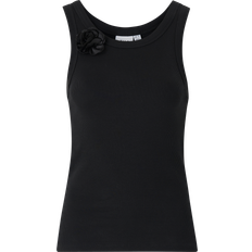 Vila Dame Singleter Vila Singlet S/L Tank Top Svart