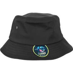 Nylon Cappelli Flexfit By Yupoong Nylon Bucket Hat Black