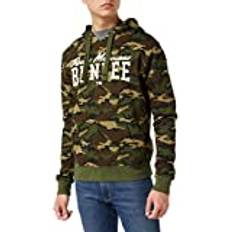 Camouflage - Men Jumpers Benlee Rocky Marciano Herren Greenstone Kapuzenpullover, Camo Woodland