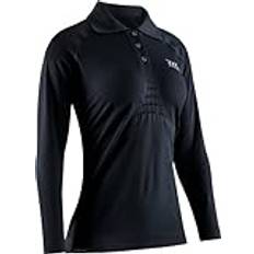 X Bionic INVENT 4.0 Travel langarm Poloshirt Damen B137 black/anthracite Grau/Schwarz