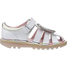 Kickers Girls Faeries Kids White Sandals Leather Kids