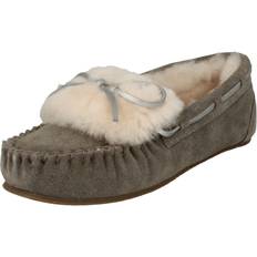 Clarks Women Slippers Clarks UK 4, Grey Ladies Warm Lined Slippers Warm Glamour Fit