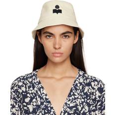 Canvas - Unisex Hats Isabel Marant Off-White Haley Bucket Hat Ecbk Ecru/Black