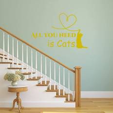 Wall Decor VWAQ You Need is Cats Vinyl Cat Lover