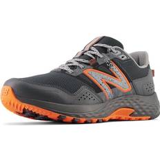 New Balance Men's 410 V8 Trail Running Shoe, Black/Cayenne/Shadow Grey, X-Wide