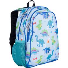 Wildkin Kids 15 Inch School and Travel Backpack for Boys and Girls Dinosaur Land Blue