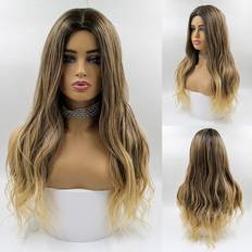 Shine Extensions & Wigs New'C JSSW-072 NEW'C Long Brown Ombre Synthetic Wigs Not/Specified