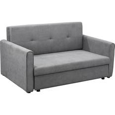 Homcom Soffor Homcom Bäddsoffa 2-Sits Med Förvaring Grå Soffa 3-sits
