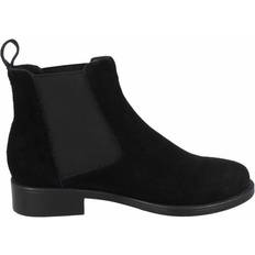 Leather Collection 6 UK, Taupe Leather Collection Womens/Ladies Suede Leather Ankle Boots Multicoloured