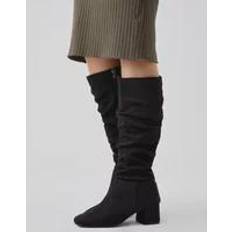 Dorothy Perkins Womens/Ladies Kaya Ruched Knee-High Boots Coffee