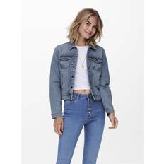 Only Herr Ytterkläder Only Kort Jeansjacka Blå