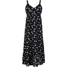 Polvipituus Mekot Regatta Womens/Ladies Gazania Polka Dot Lightweight Casual Dress Black/White/Multicolour