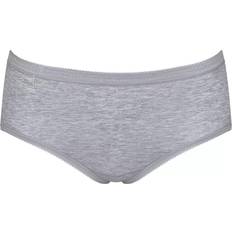 Green Knickers Sloggi Basic+ Midi Knickers - Navy/Cocoa/White/Grey Marl
