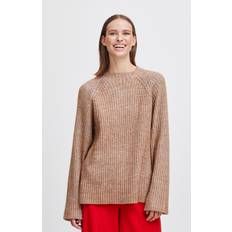 B.Young Tröjor B.Young BYMANNY Pullover Brown för Dam