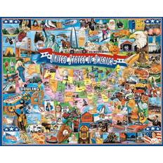 White Mountain WM290 States of America Jigsaw Puzzle, 1 EA