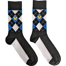 Madness 7 UK-11 UK, Black/Blue Unisex Adult Diamond Logo Socks