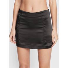 Gina Tricot Kjolar Gina Tricot Minirock 18497 Schwarz Regular Fit