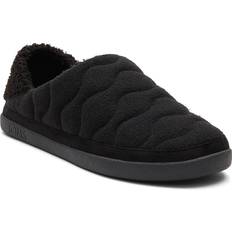 Veganska Innetofflor Toms Ezra damtofflor, svart quiltad filt, 6,5 UK, Svart quiltad filt