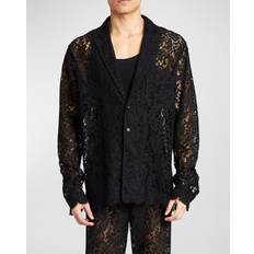 Nylon Chemises Dolce & Gabbana Cordonetto Lace Shirt Black