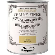 Bruguer Mustard Paint 750 ml Wood Paint 0.75L